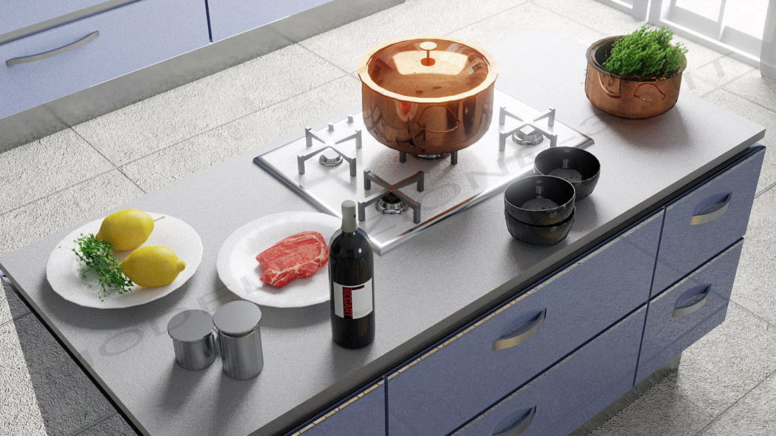 Cucina moderna 3D