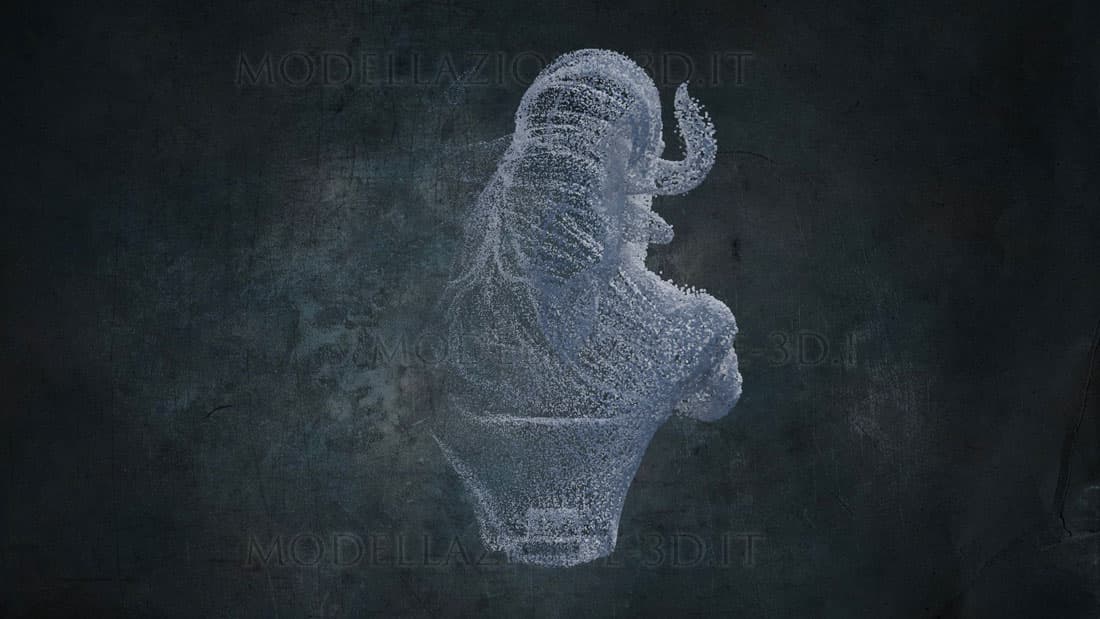Statua ghiaccio Minotauro 3D