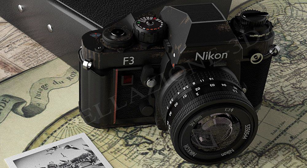 Nikon F3 vintage ed ambientazione
