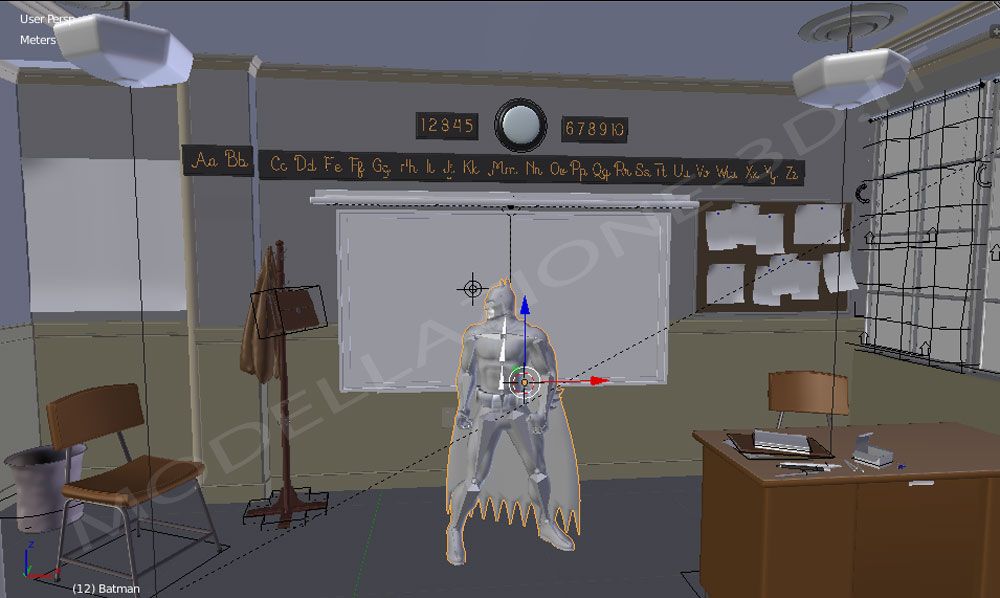 Batman 3D animazione