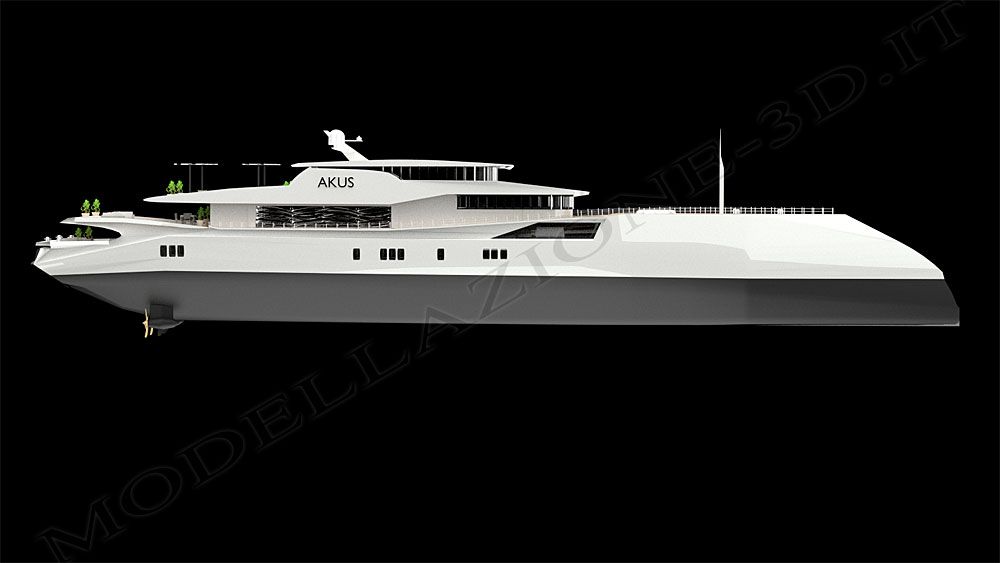 Yacht Akus 3D