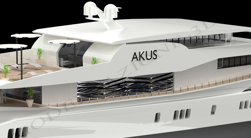 Yacht Akus 3D